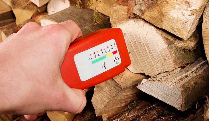 Mesure d'humidité du bois et du matériel de construction - Combustion -  Applications